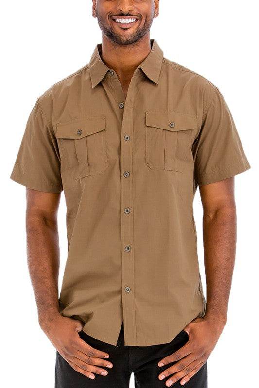 Weiv Men's Western Shirt | Dual Chest Pocket Button Down