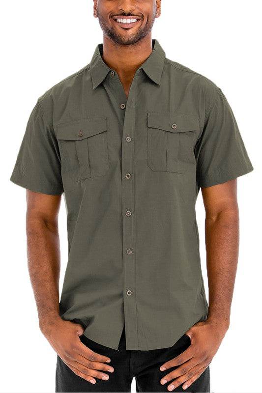 Weiv Men's Western Shirt | Dual Chest Pocket Button Down