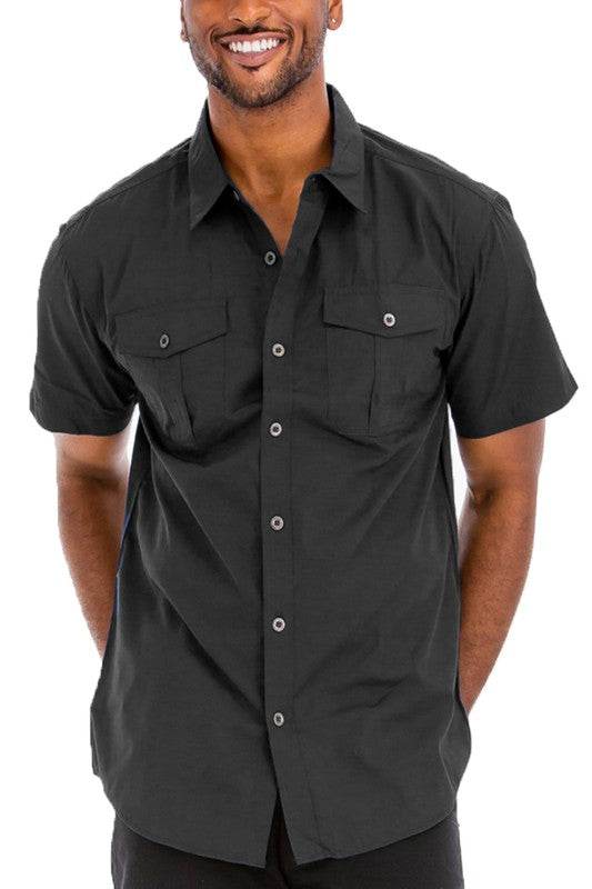 Weiv Men's Western Shirt | Dual Chest Pocket Button Down