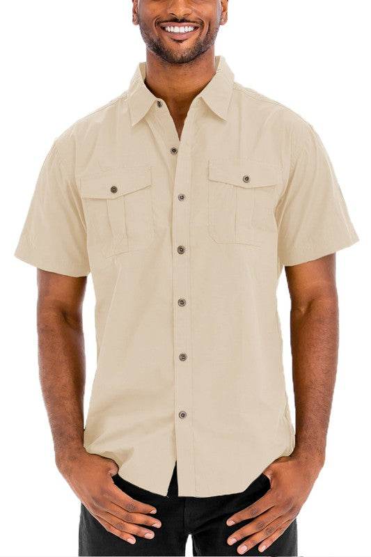 Weiv Men's Western Shirt | Dual Chest Pocket Button Down