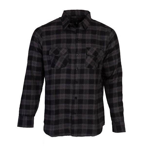 Men's Button-Down Flannel Shirt | Cotton Blend Casual Wear