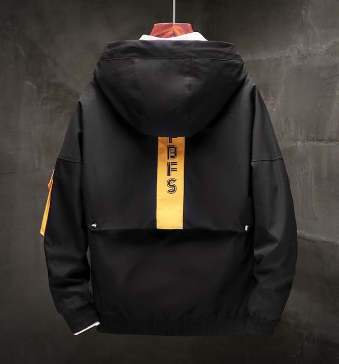 Men's Hooded Work Utility Outerwear Jacket