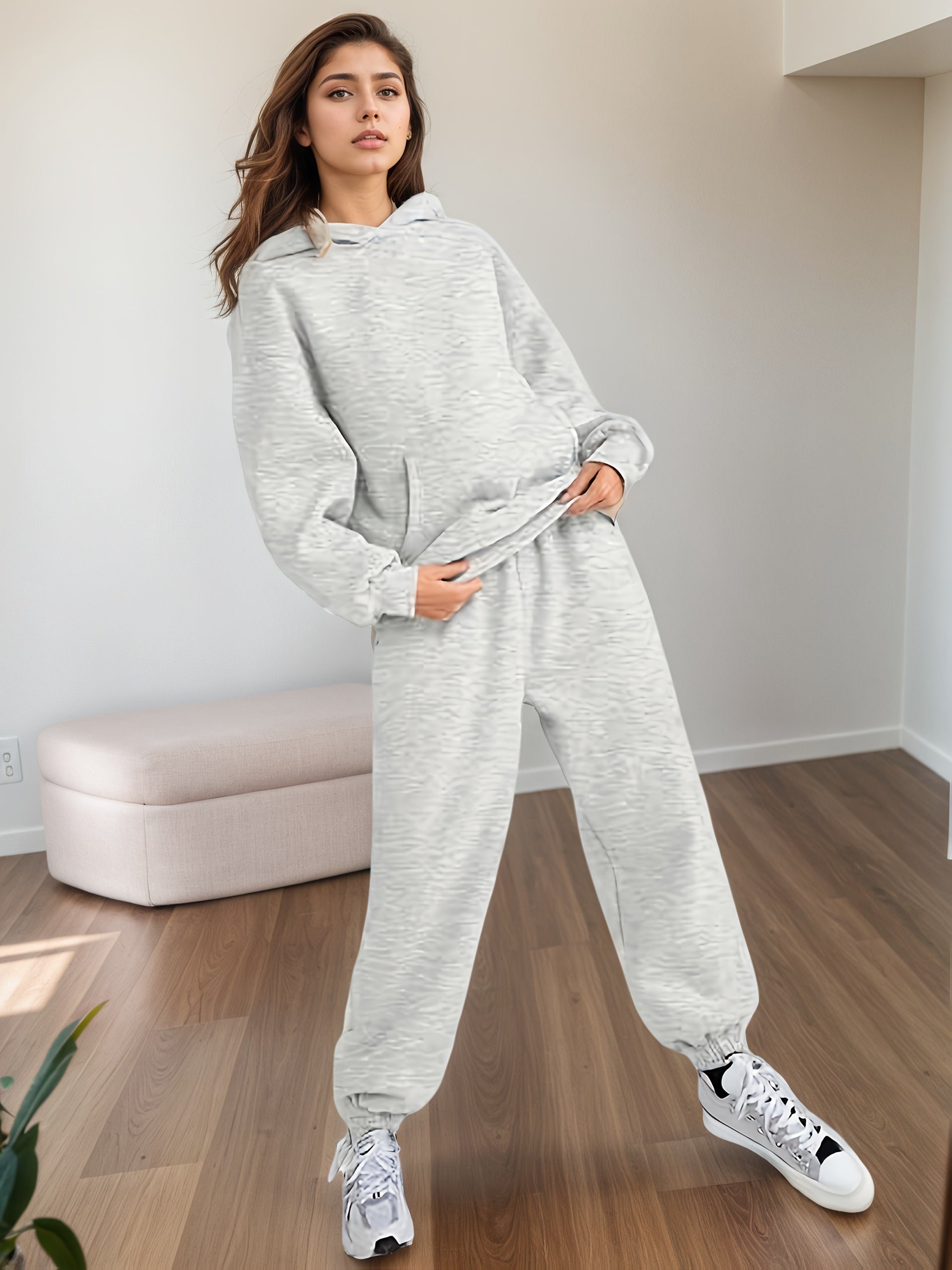 Lounge Set – Oversized Hoodie & Baggy Sweatpants