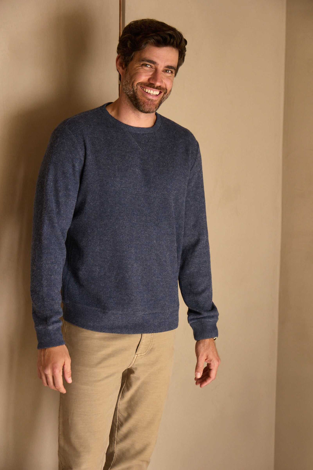 Butch Cashmist Crewneck - Navy Heather