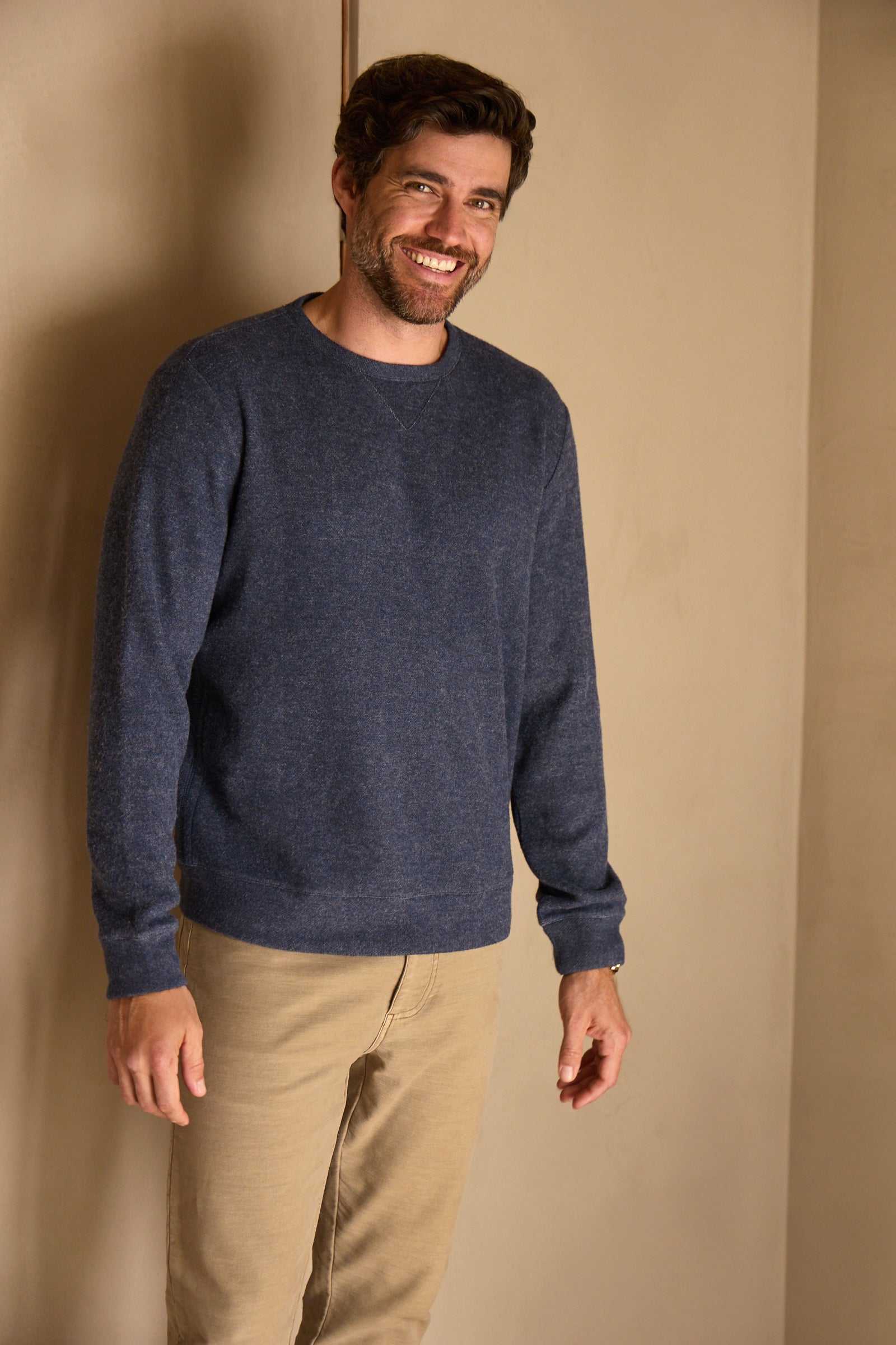 Butch Cashmist Crewneck - Navy Heather
