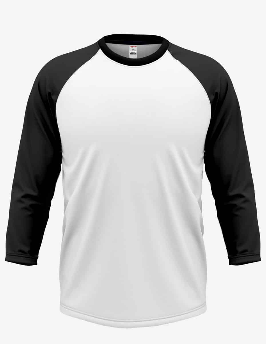 Men's Baseball Raglan Long Sleeve Shirt - RG3000 | fash-ique
