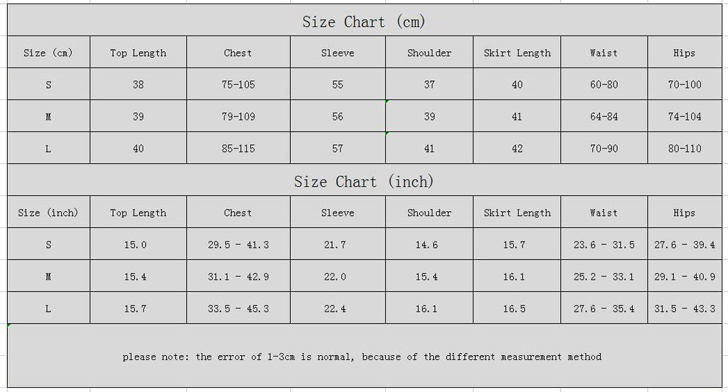 Women’s knit sweater and skirt set